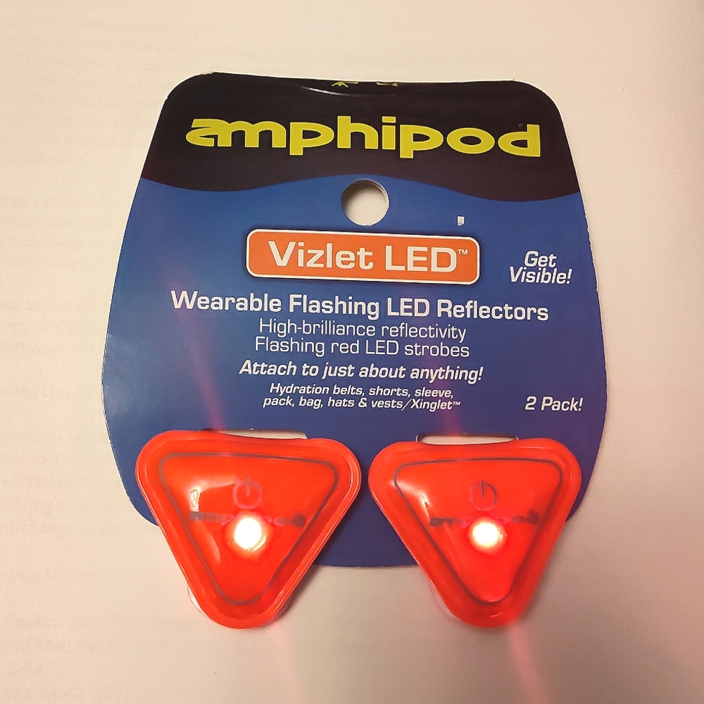 Amphipod Flashing LED Clip-on Magnetic  Reflectors Running Walking Clip-on Light